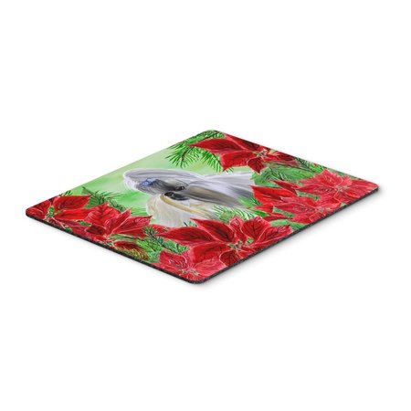 SKILLEDPOWER Shih Tzu Poinsettas Mouse Pad; Hot Pad or Trivet SK231038